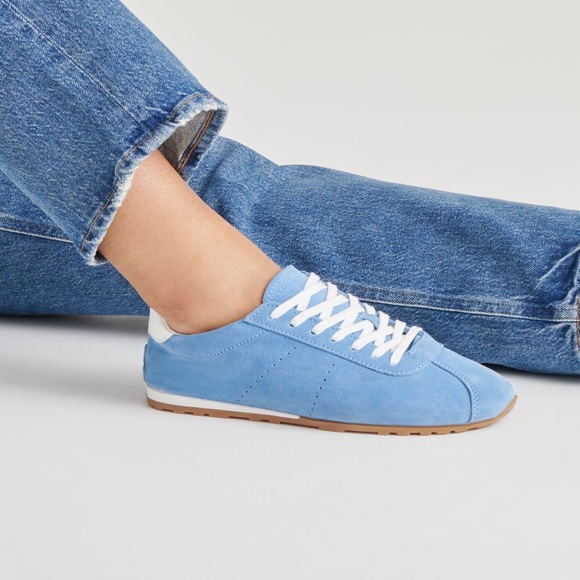 Dolce Vita Serina Sneakers Blue Suede - Picture 2 of 7